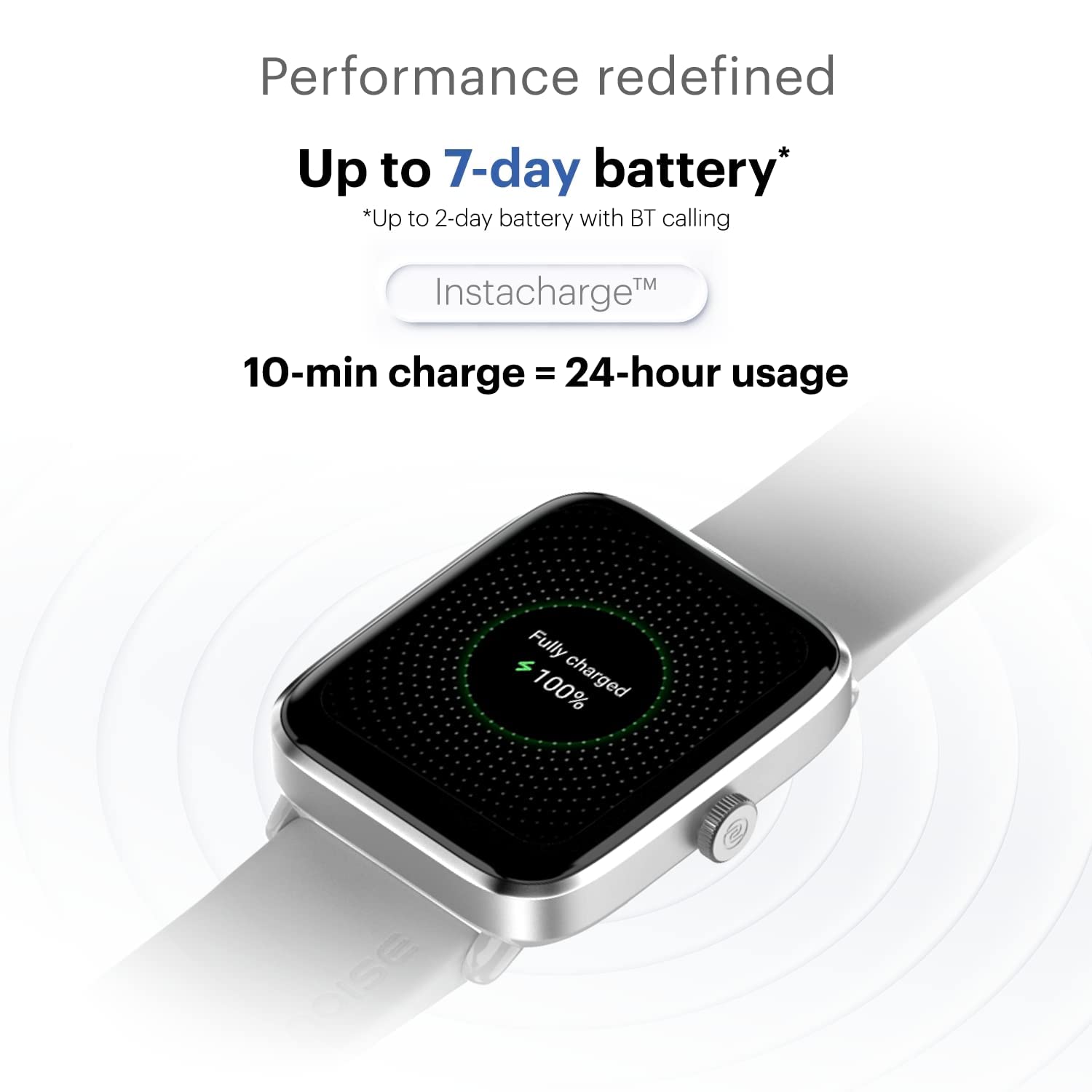 Noise ColorFit Pro 4 Alpha 1.78" AMOLED Display, Bluetooth Calling Smart Watch – Jet Black